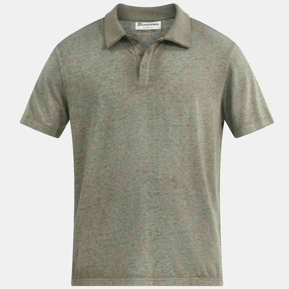 No Boundaries Burnout Polo Shirt Green Artichoke 2X XS NEW - Picture 1 of 5